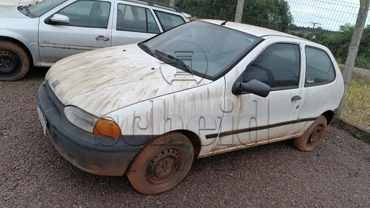 LOTE 008 - Fiat/Palio EX, placa IIL 2G50, branco, ano/modelo 1998/1999