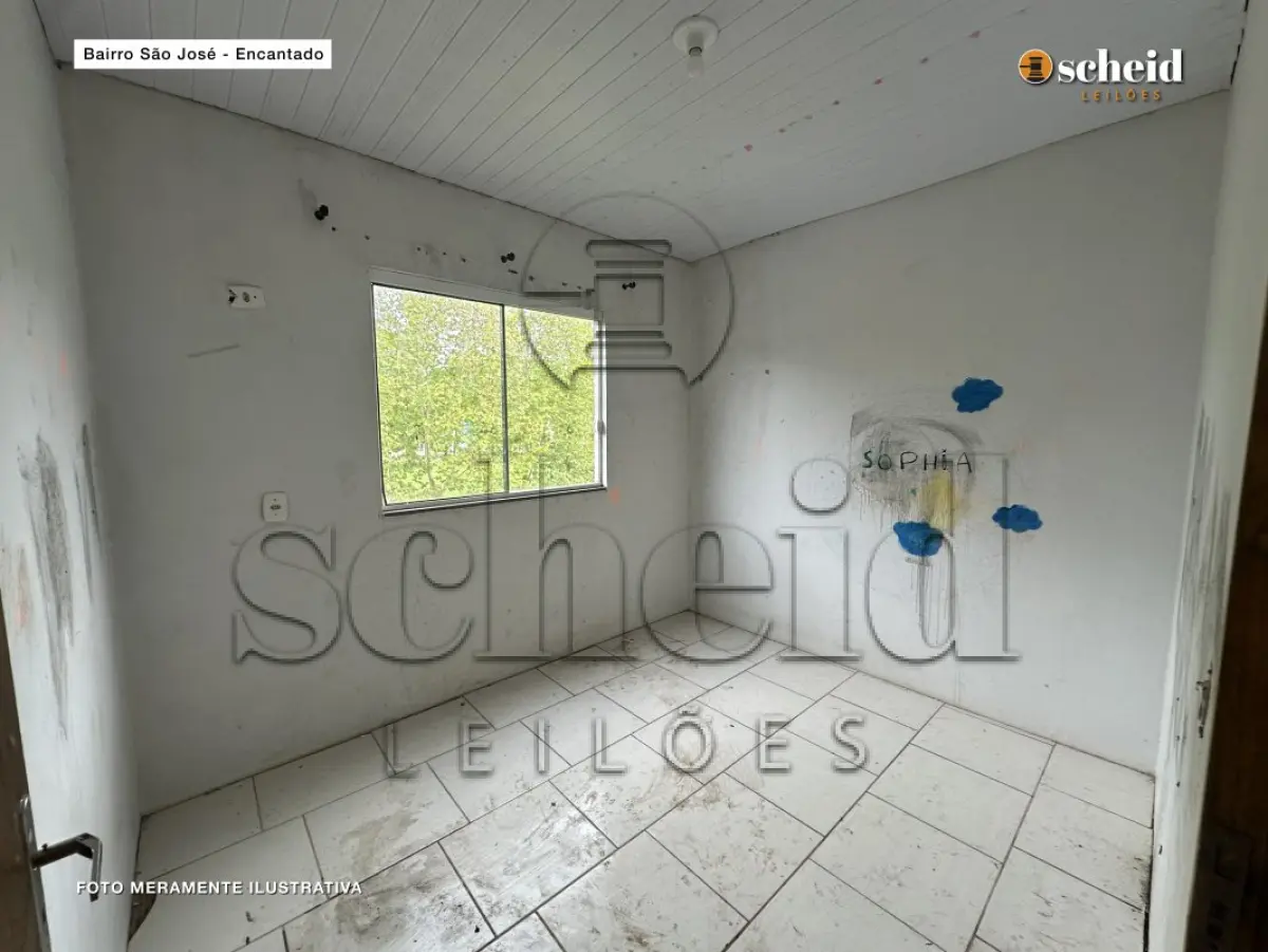 LOTE 006 - Área de 360,00m², contendo uma edificação residencial em alvenaria com a área de 138,48m², situado na Rua Alemanha, n° 437, bairro São José, Encantado/RS