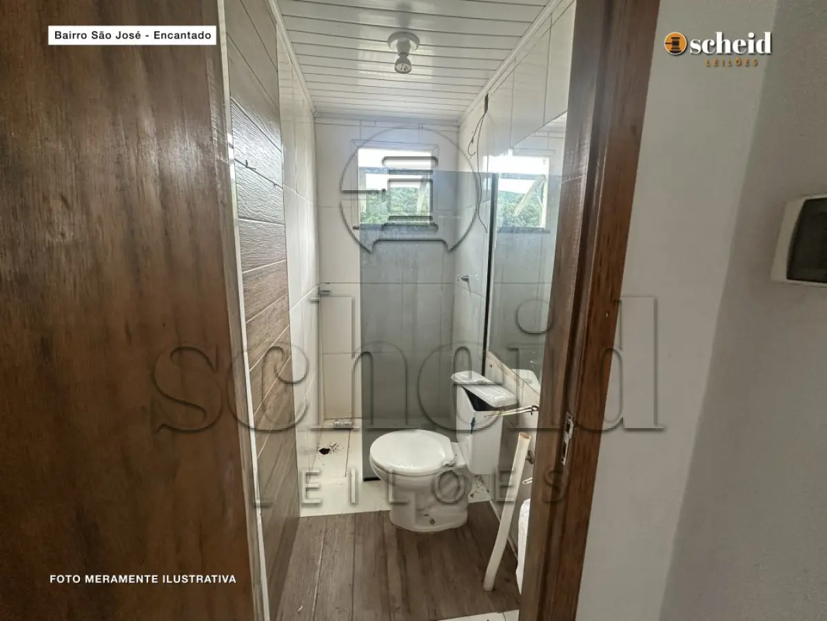 LOTE 006 - Área de 360,00m², contendo uma edificação residencial em alvenaria com a área de 138,48m², situado na Rua Alemanha, n° 437, bairro São José, Encantado/RS