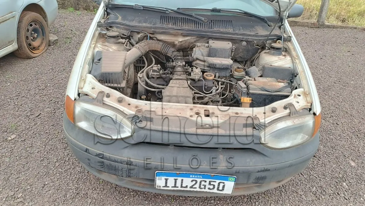 LOTE 008 - Fiat/Palio EX, placa IIL 2G50, branco, ano/modelo 1998/1999