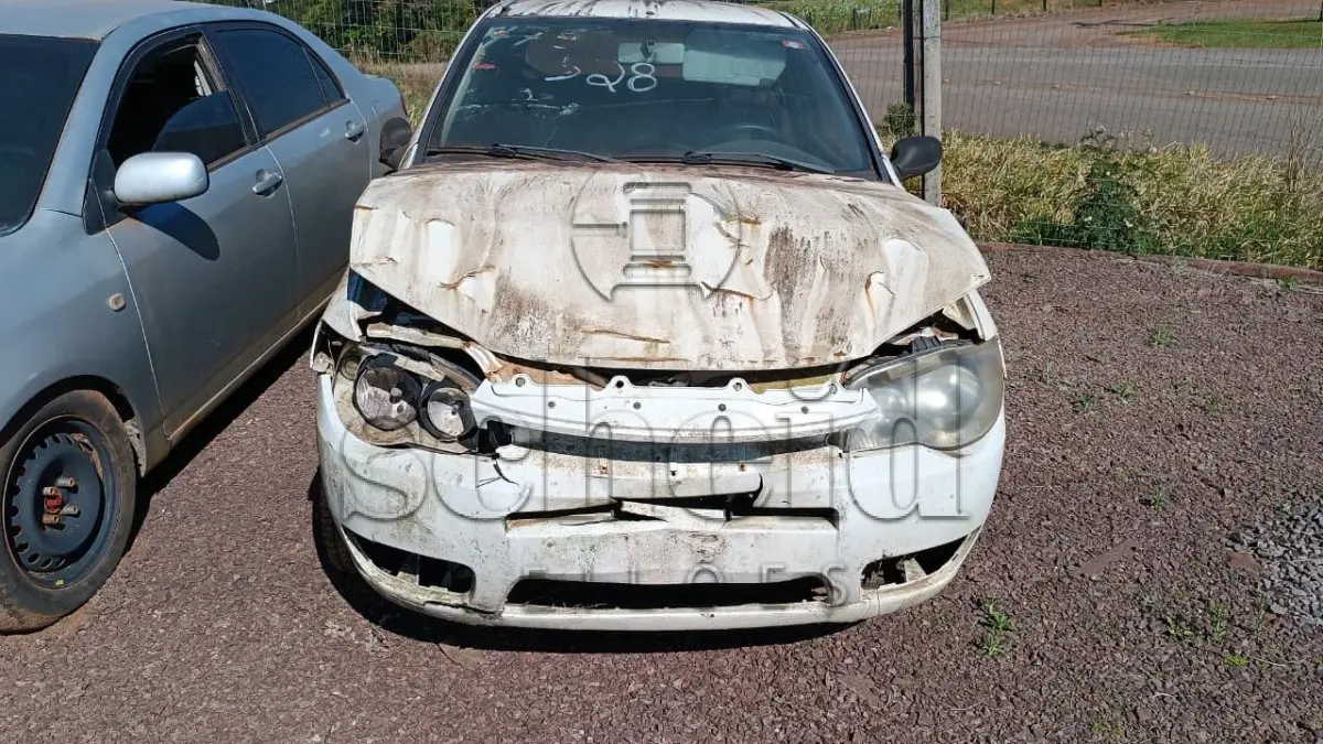LOTE 005 - Fiat/Palio Fire Economy, placa IQH 2G64, branco, ano/modelo 2009/2010