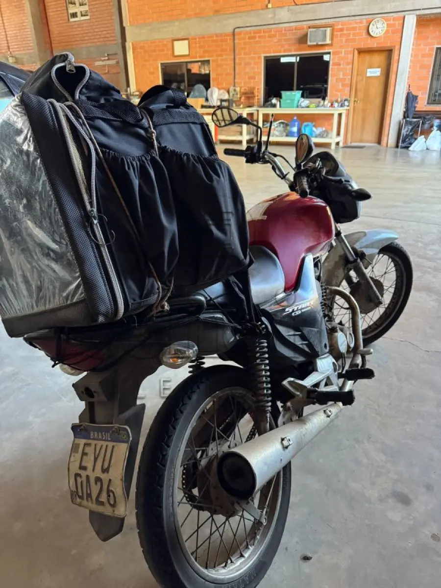 LOTE 003 - Honda/CG 160 Start, placa EYU 0A26, vermelha, ano/modelo 2022