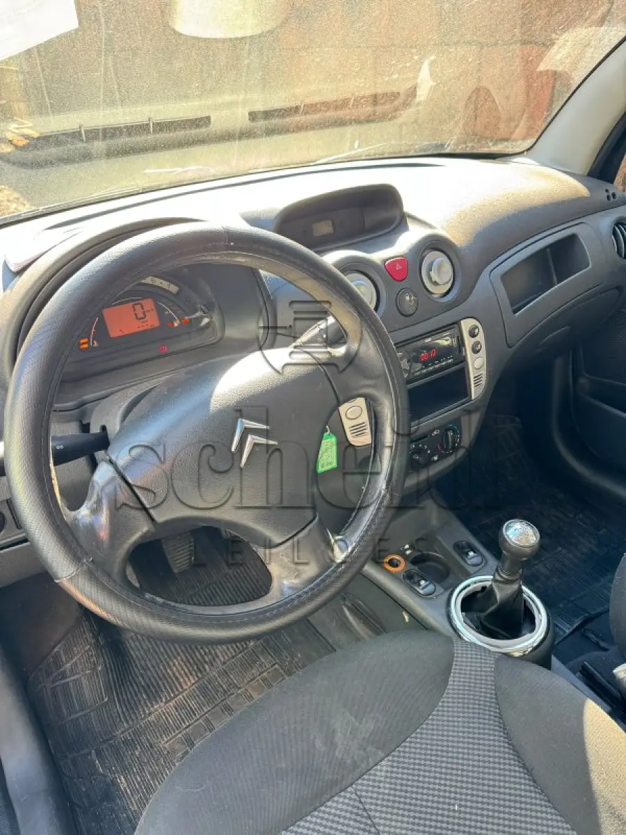 LOTE 006 - Citroen/C3 GLX 1.4 FLEX, placa IPZ 4A01, preto, ano/modelo 2009/2010