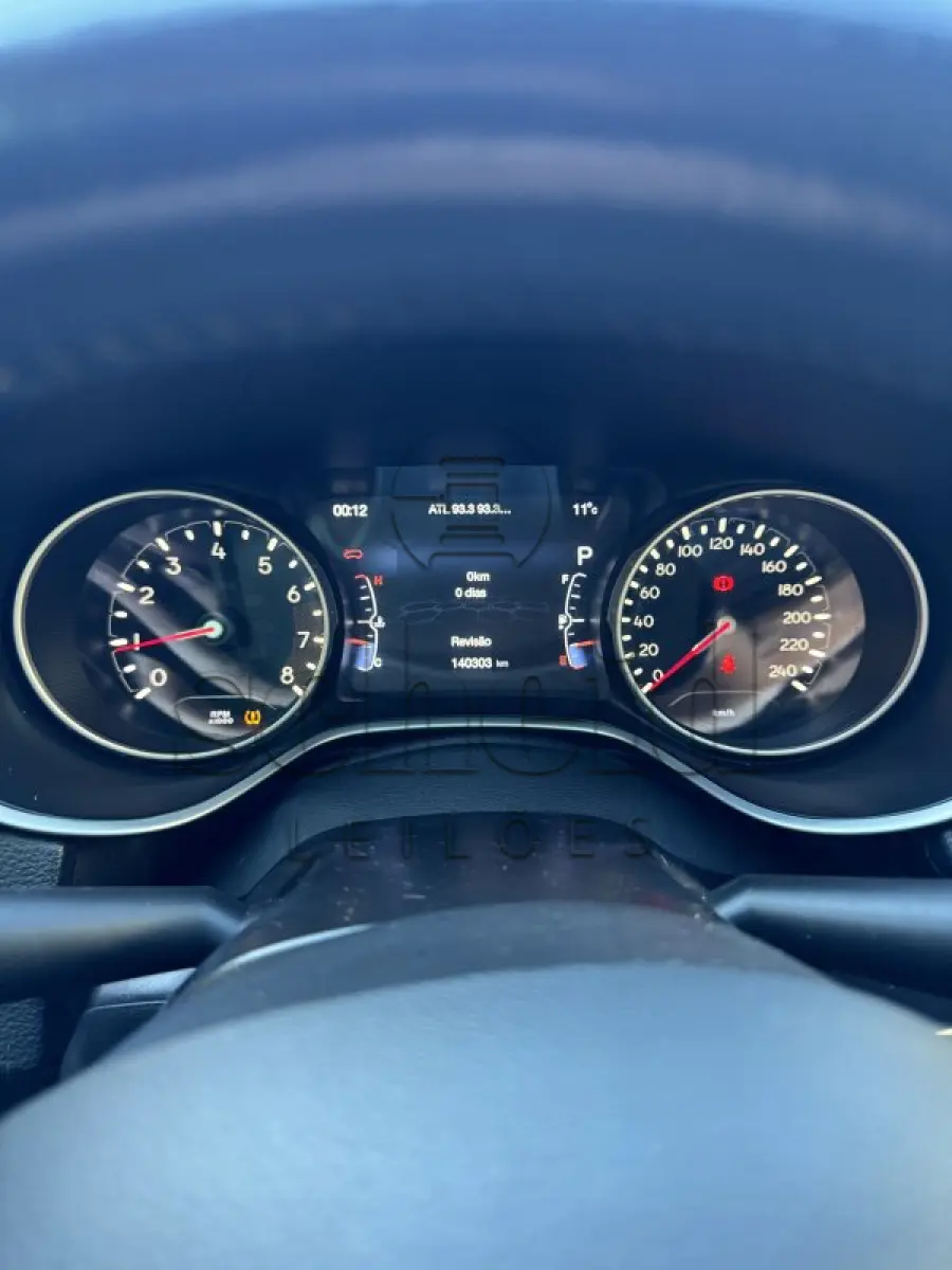 LOTE 001 - JEEP/Compass Longitude F, placa QWS 7E42, cinza, ano/modelo 2019/2020
