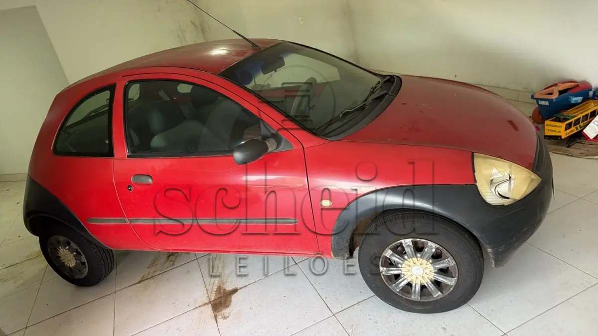 LOTE 005 - Ford/KA GL, placa IKA 9G99, vermelho, ano/modelo 2001