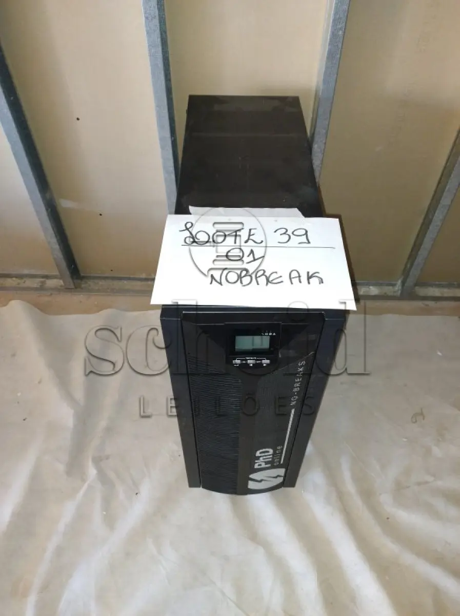 LOTE 039 - NOBREAK 8 KVA PHD ONLINE PHD EA PRO PRET