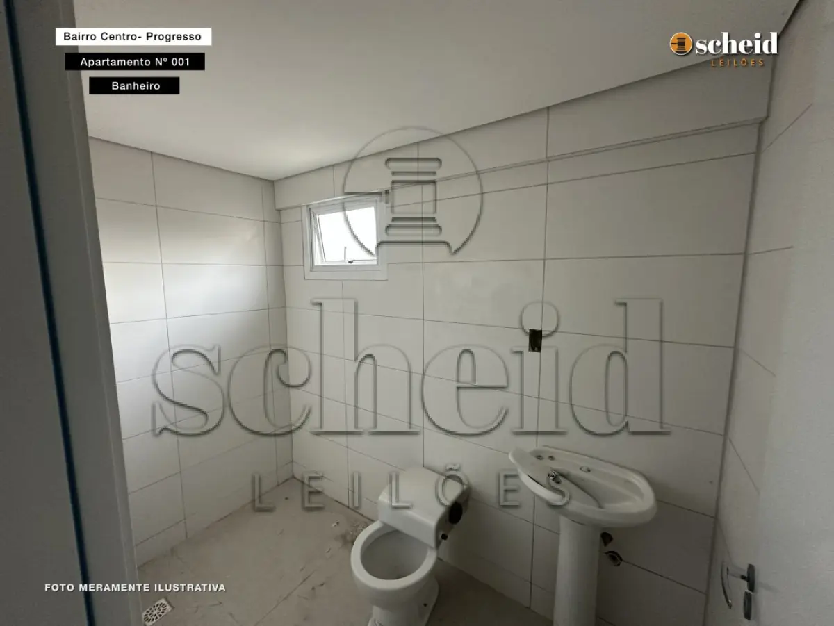 LOTE 001 - APARTAMENTO n° 001, com área real privativa de 68,26m², localizado no subsolo do RESIDENCIAL PROGRESSO, sito a Rua Frei Constantino, n° 368, bairro Centro, Progresso/RS