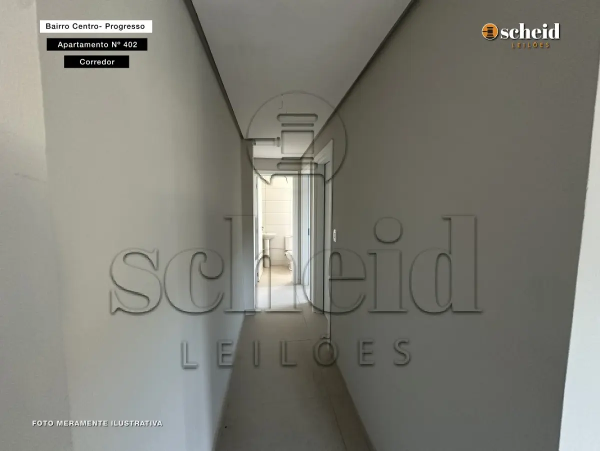 LOTE 004 - APARTAMENTO n° 402, com área real privativa de 66,11m², localizado no quarto pavimento, nos fundos do prédio do RESIDENCIAL PROGRESSO, sito a Rua Frei Constantino, n° 368, bairro Centro, Progresso/RS