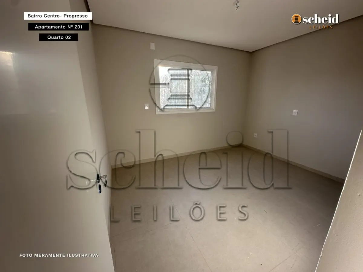 LOTE 002 - APARTAMENTO n° 201, com área real privativa de 51,69m², localizado no segundo pavimento, na frente do prédio do RESIDENCIAL PROGRESSO, sito a Rua Frei Constantino, n° 368, bairro Centro, Progresso/RS