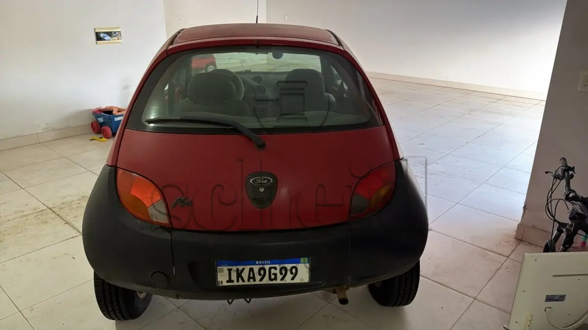 LOTE 005 - Ford/KA GL, placa IKA 9G99, vermelho, ano/modelo 2001