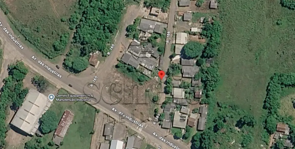 Área de 585,44m², sem benfeitorias, localizada na rua 166, bairro industrial, venâncio aires/rs