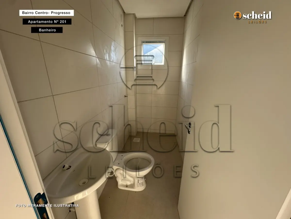 LOTE 002 - APARTAMENTO n° 201, com área real privativa de 51,69m², localizado no segundo pavimento, na frente do prédio do RESIDENCIAL PROGRESSO, sito a Rua Frei Constantino, n° 368, bairro Centro, Progresso/RS