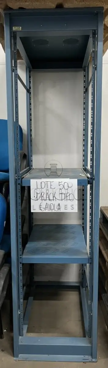 LOTE 050 - 01 RACK TIPO GAIOLA COM BANDEJA AZUL
