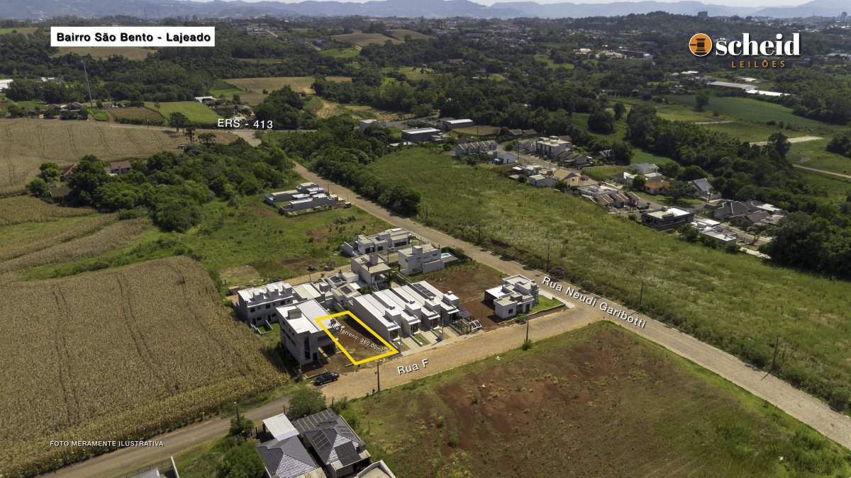 Área De 360,00m², Sem Edificações, Localizado Na Rua F, Bairro São Bento, Lajeado/rs, localizado em Lajeado - RS, bairro São Bento