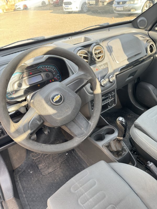 LOTE 011 - GM/Montana LS, placa ISX 5195, branca, ano/modelo 2012