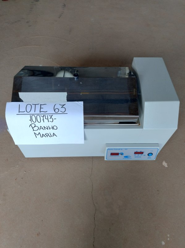 LOTE 063 - BANHO-MARIA METABÓLICO SOLAB SL157-/30