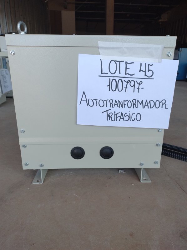 LOTE 045 - AUTOTRANSFORMADOR TRIFÁSICO WISE 20KVA