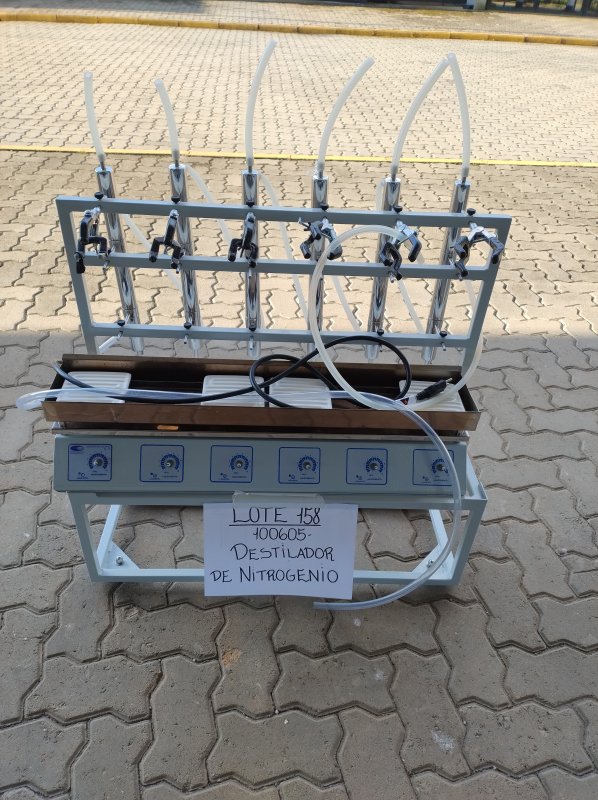 LOTE 158 - DESTILADOR DE NITROGÊNIO SOLAB SL-75/6