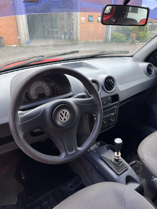 LOTE 007 - VW/Gol 1.0, placa INW 6842, vermelho, ano/modelo 2007/2008