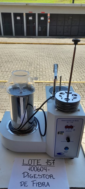 LOTE 157 - DIGESTOR DE FIBRA BRUTA SOLAB SL-118/30