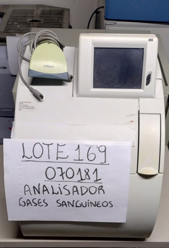 LOTE 169 - ANALISADOR GASES SANGUÍNEOS ROCHE COBAS