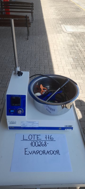 LOTE 116 - EVAPORADOR ROTATIVO A VÁCUO TECNAL TE-21