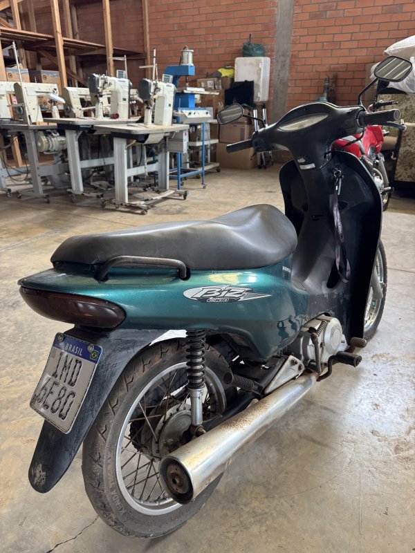 LOTE 009 - Honda/C100 BIZ, placa IMD 6E80, verde, ano/modelo 2004/2005